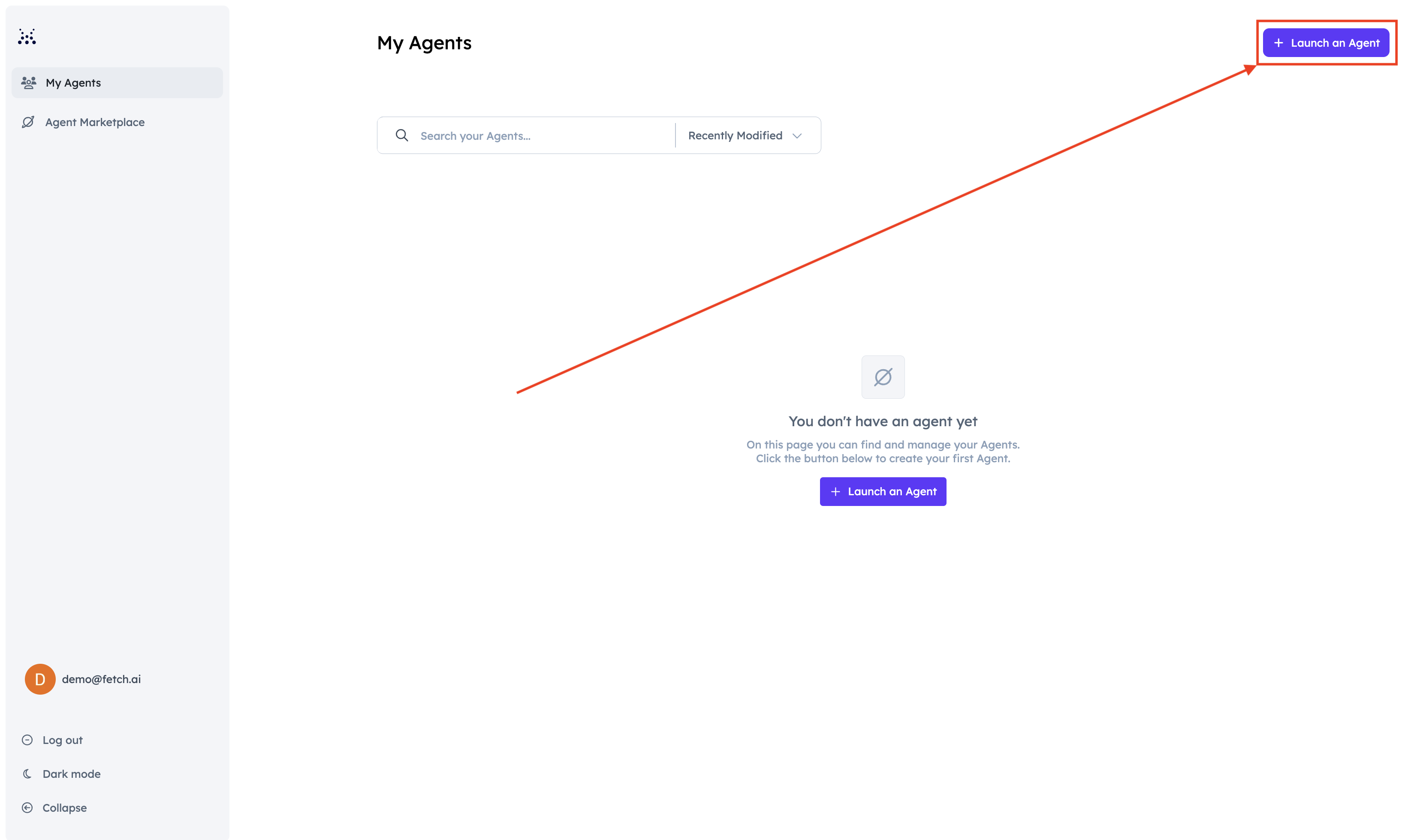 Launch an Agent from Agentverse