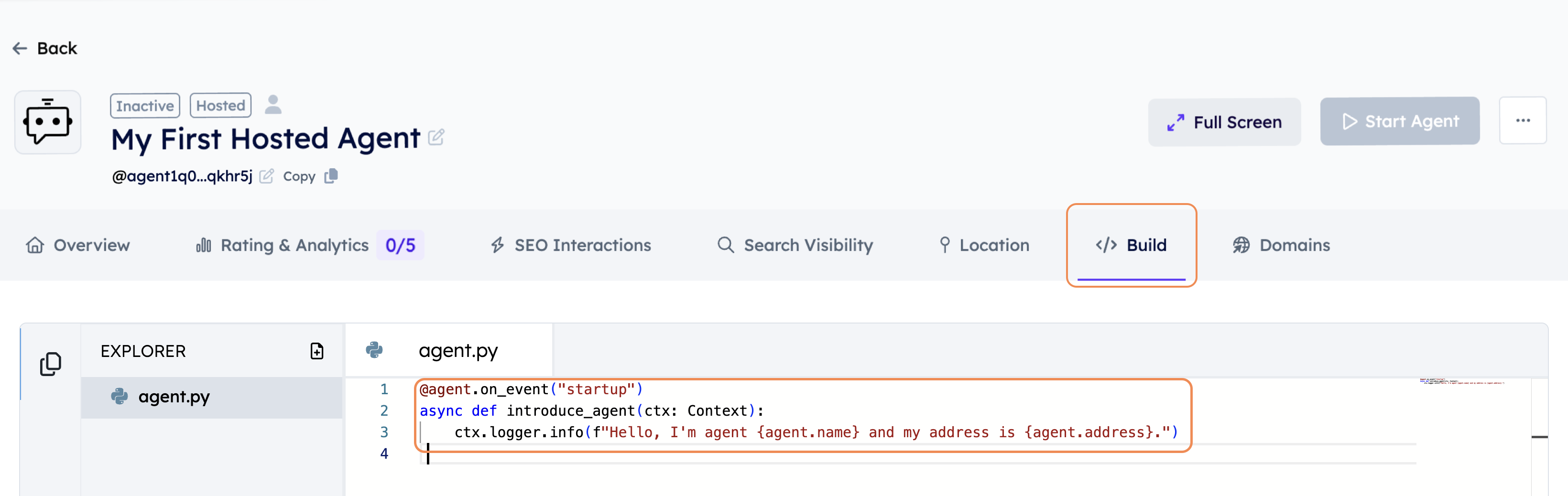 blank-agent-code-start