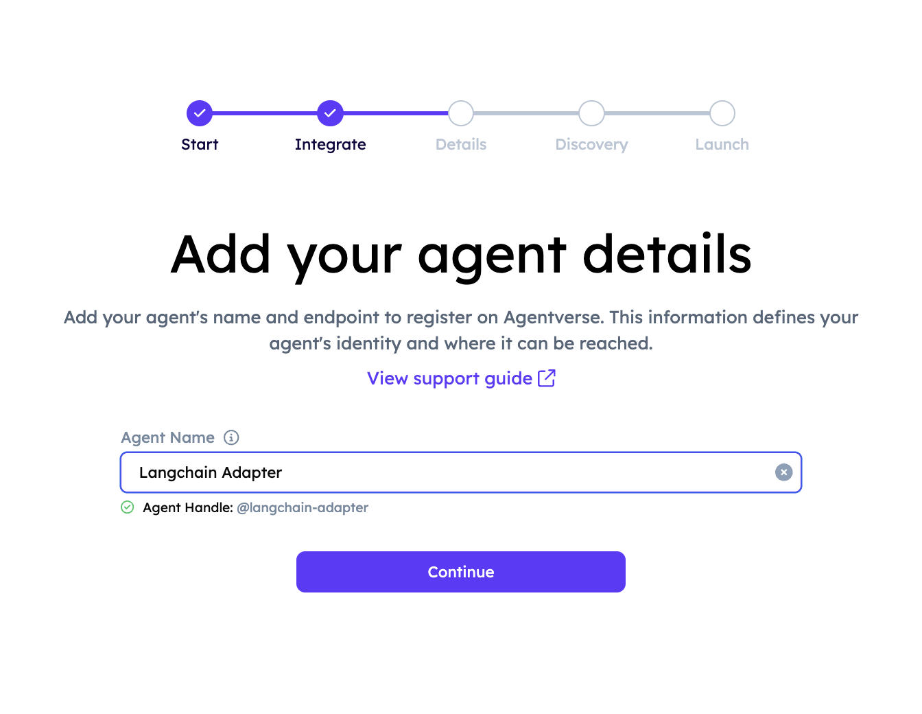 Name the LangChain agent